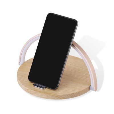 New Design Universal Stand Holder LED Light Desk Lamp With Wireless Mobile Phone Charger